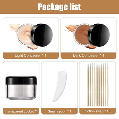 InkFade Veil Tattoo Concealer Makeup Cream - Full-Coverage, Waterproof, and Natural Finish - 50% OFF