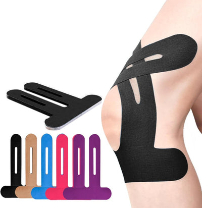 KneeGuard Pro 10 pcs Precut Kinesiology Tape – Instant Knee Support, Zero Cutting Needed - 50% OFF