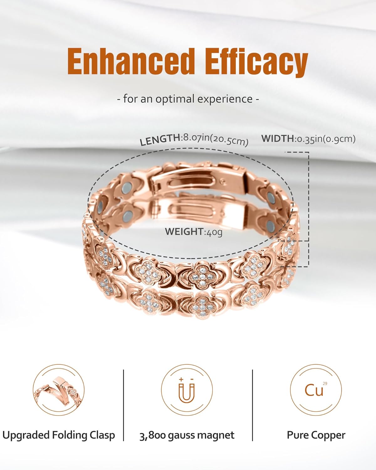 The MagnaCalm Copper Bracelet - Relief Disguised as Jewelry + 50% OFF
