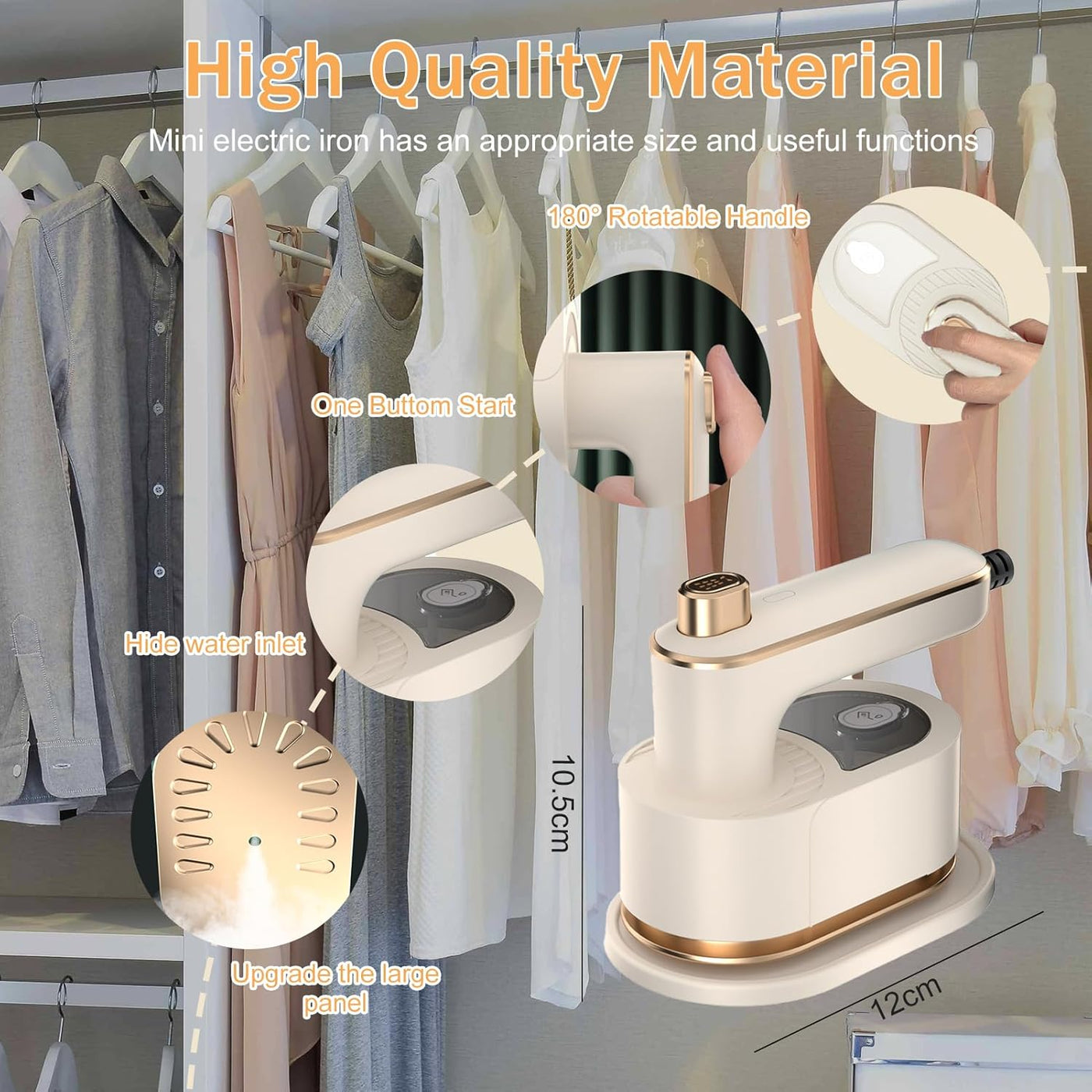 WrinkleAway Go Iron – Your Compact Solution for Crisp, Clean Clothes - 50% OFF