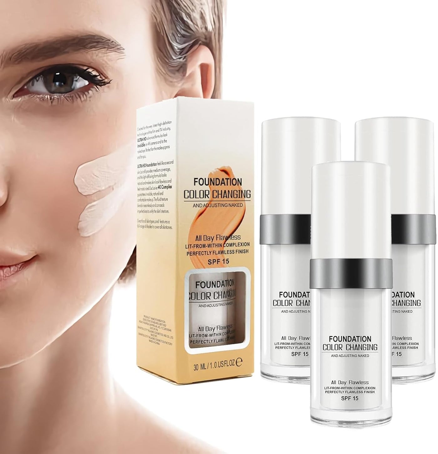 1 + 1 Free l TrueTone Foundation - Reveal Your Ageless Beauty