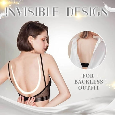 Low Back Wireless Lifting Lace Bra – Effortless Lift, Invisible Confidence - 1+1 Free