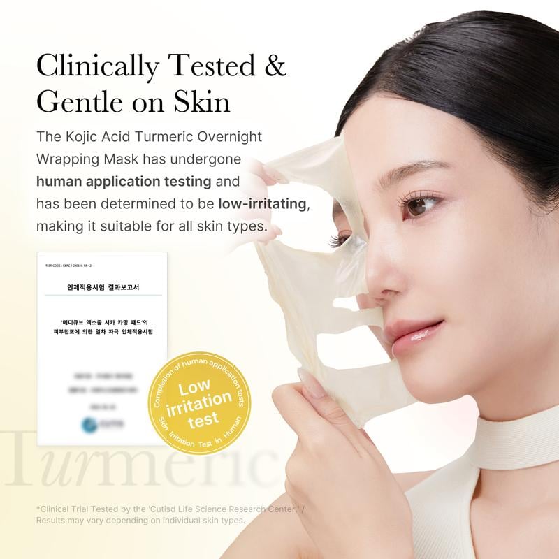 GlowRest Kojic Acid Turmeric Night Wrapping Mask – Wake Up to Radiant, Even-Toned Skin - 50% OFF