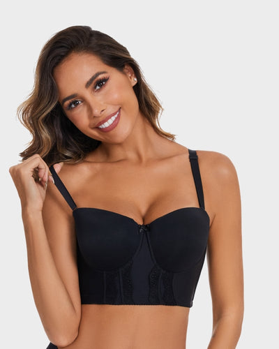 BackBare Low Back Strapless Bra Invisible Support for Backless Styles - Comfortable Shaping Without the Straps - 50% OFF