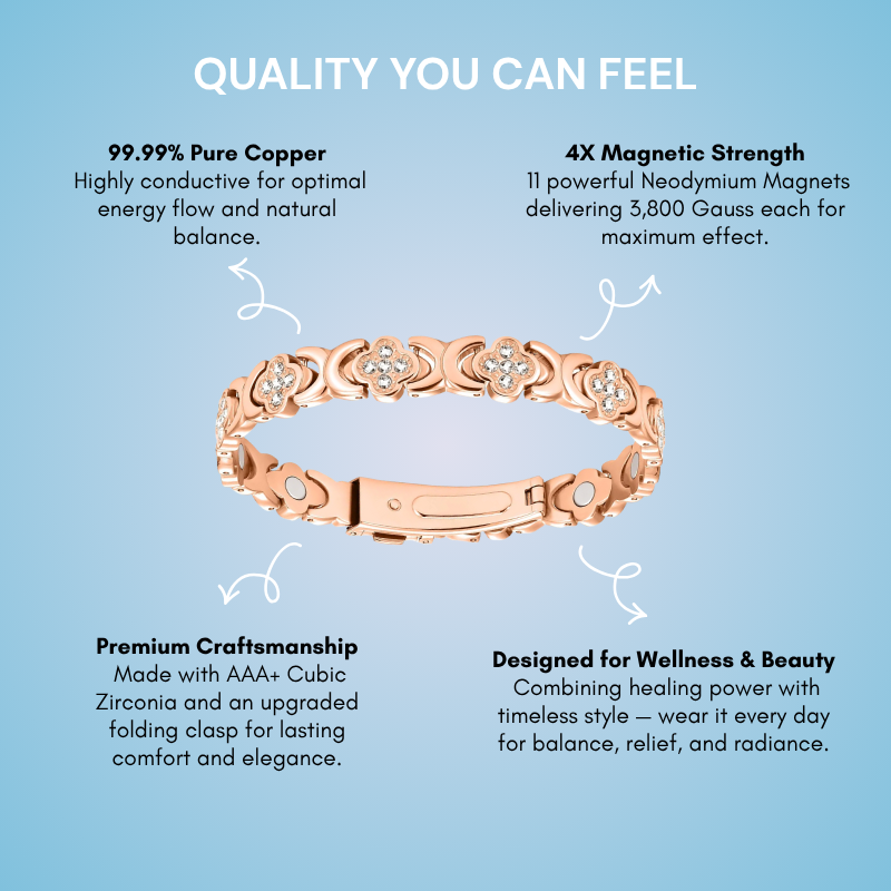 The MagnaCalm Copper Bracelet - Relief Disguised as Jewelry + 50% OFF