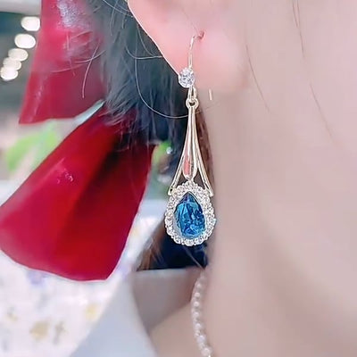 Azure Serenity Earrings – Embrace Tranquility and Elegance - 1+1 FREE