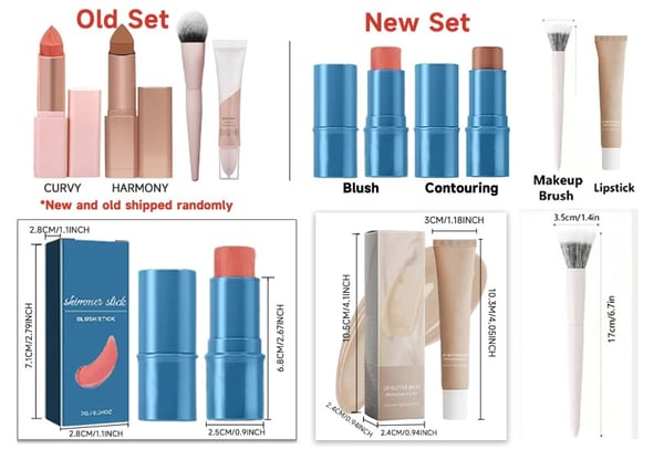 RadianceSculpt Stick Set - Your All-in-One Face Enhancer - 50% OFF