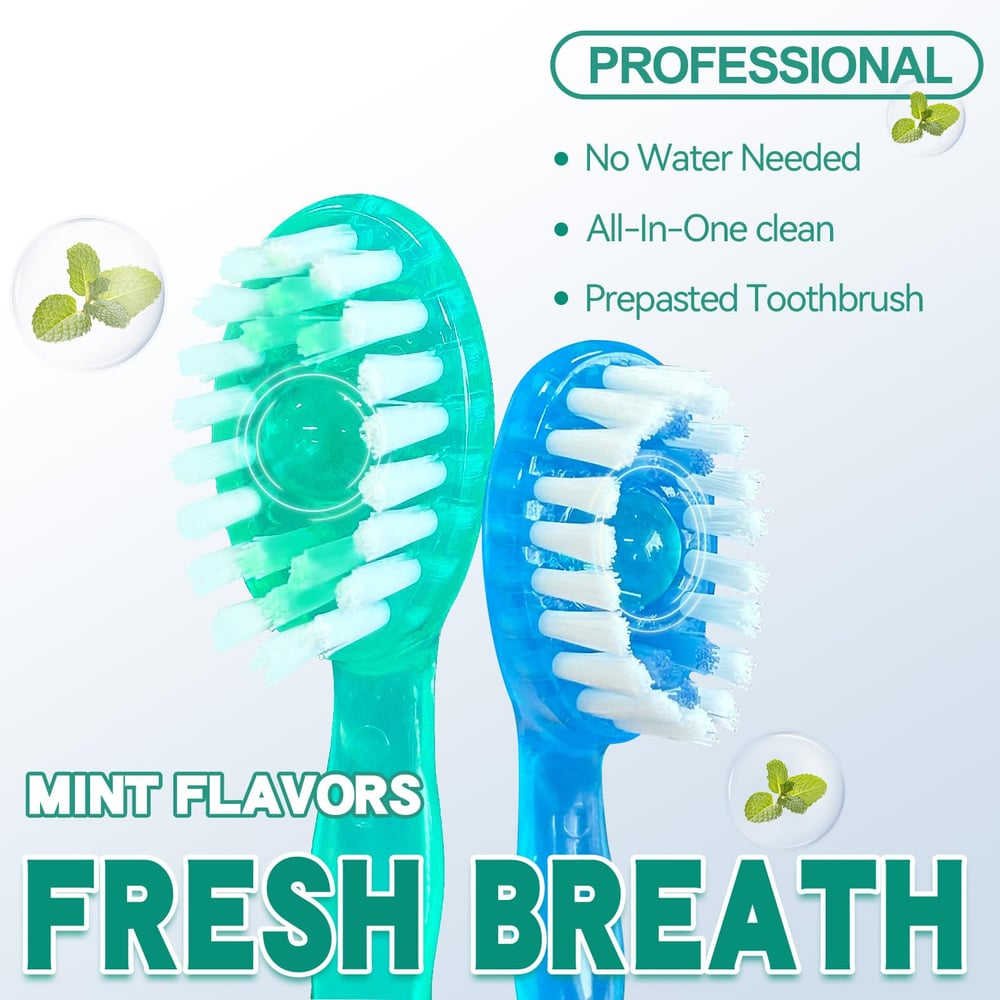 FreshMate 5-in-1 Disposable Toothbrush Set – Clean Teeth Anywhere, Anytime - 50% OFF