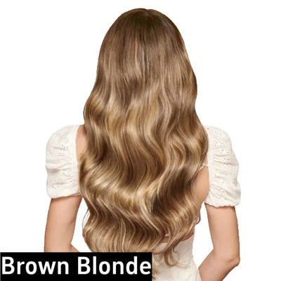 LuxeLocks Natural Lace Hair Net Human Hair Topper – Instantly Transform Your Look - 70% OFF