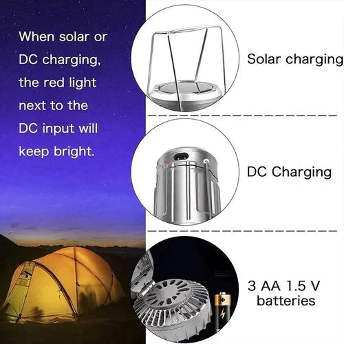 TrailGlow 3-in-1 Magnetic LED Camping Light – Light Where You Need It, Anytime, Anywhere - 50% OFF