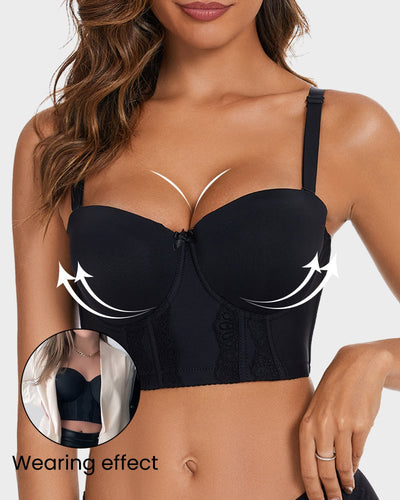 BackBare Low Back Strapless Bra Invisible Support for Backless Styles - Comfortable Shaping Without the Straps - 50% OFF