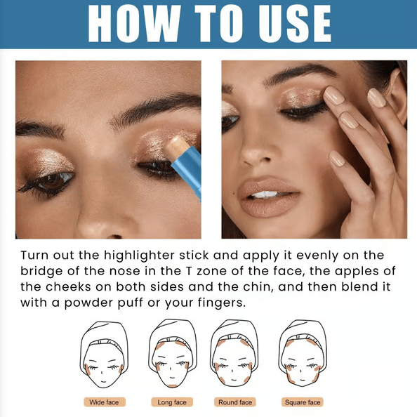 GlowSculpt Stick Duo – Bronzer / Contour & Blush Stick Bestseller Makeup Combo - 50% OFF