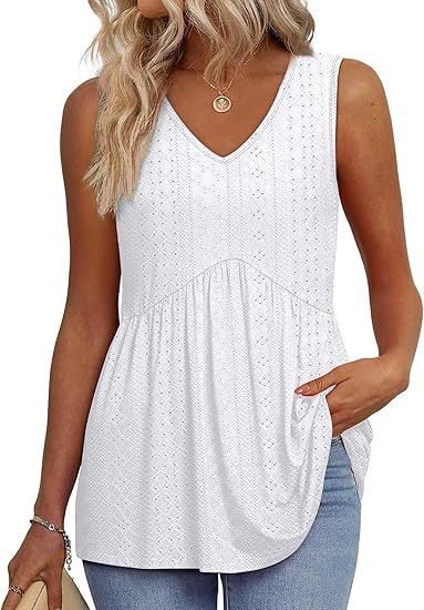 The AuraFlow Tank - The Ultimate Flattering Fit - 50% OFF