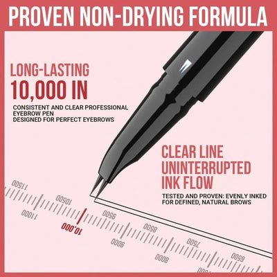 Microblade Brow Pen for Natural Fullness – Unlock Naturally Full, Defined Brows in Seconds - 1+1 FREE