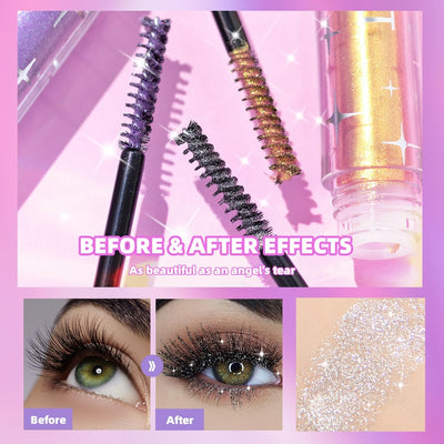 2-in-1 Glitter Mascara – Sparkling Lash & Eyeliner Duo - 1+1 FREE