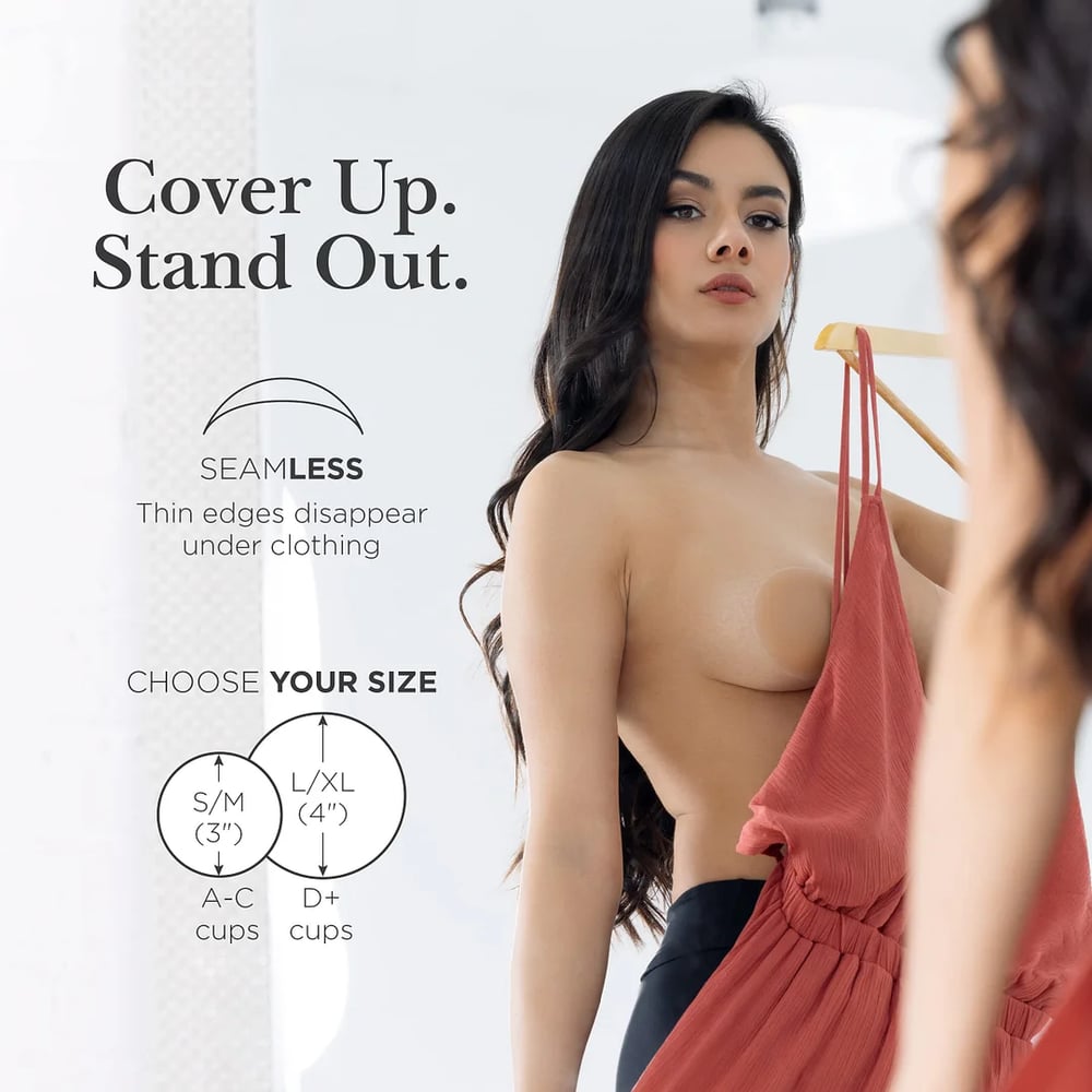 BareEase Seamless Nipple Covers – Confidence and Comfort, All Day Long - 1+1 FREE