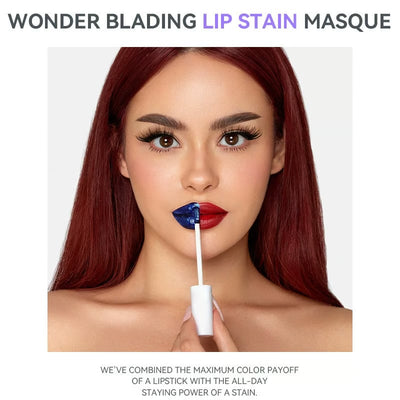 TintSmart Lip Stain Masque - 24-Hour Lip Color Natural Finish, Zero Touch-Ups - 1+1 FREE