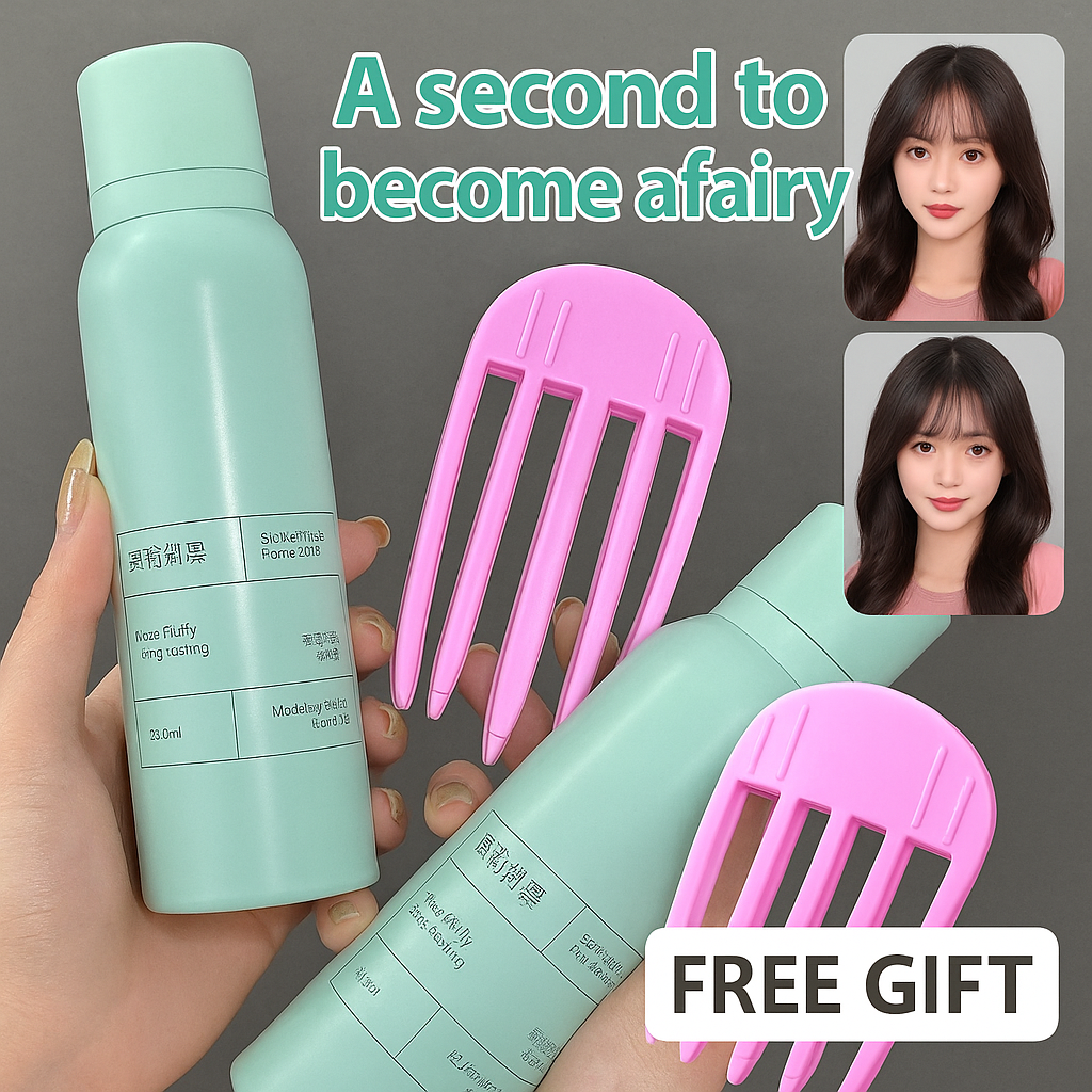 Quick Volume Hair Spray – Instant Oil Control & Long-Lasting Volume for All Hair Types - 50% OFF+ FREE GIFT