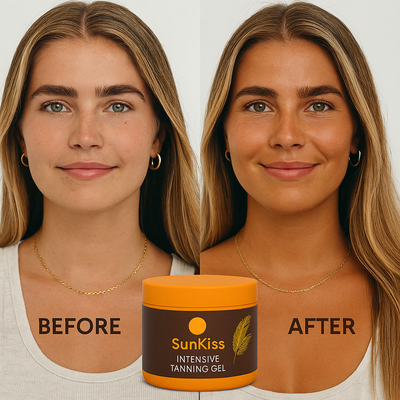 1 + 1 FREE - SunKiss – Fast-Absorbing Natural Tanning Gel +FREE GIFT