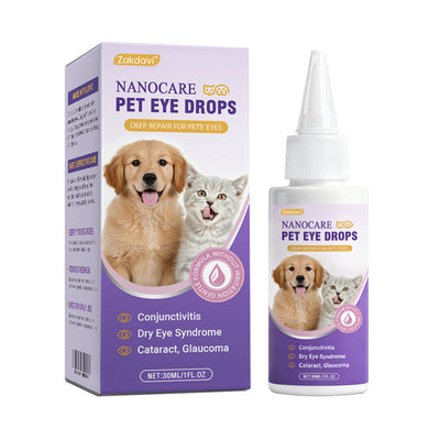NanoCare Pet Eye Drops - Say "Hello, Healthy Eyes!" + 50% OFF