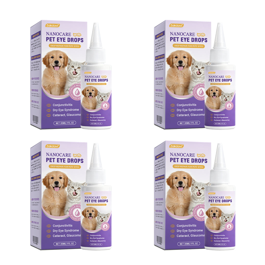 NanoCare Pet Eye Drops - Say "Hello, Healthy Eyes!" + 50% OFF