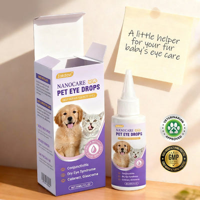 NanoCare Pet Eye Drops - Say "Hello, Healthy Eyes!" + 50% OFF