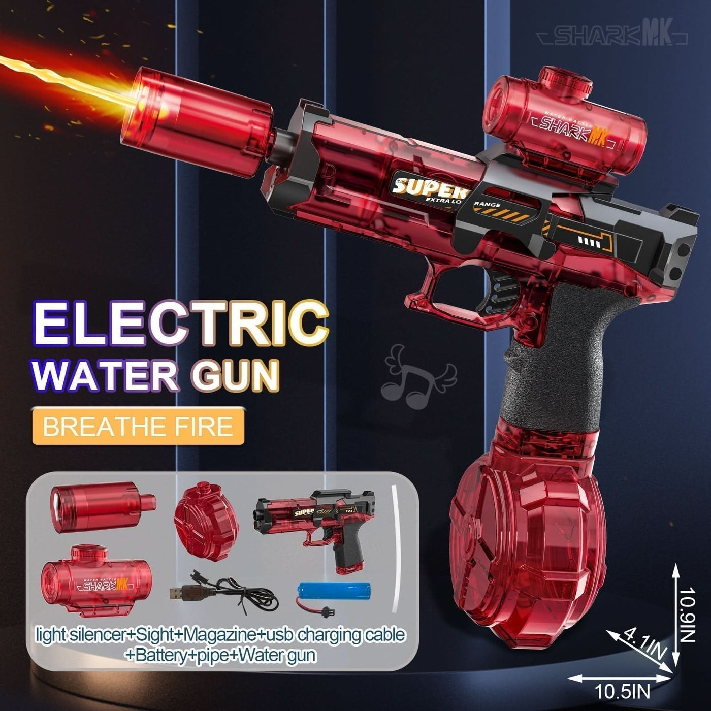 Quick Mode Ice Blast Gun Water Gun – Electric Jet Spray - 50% OFF