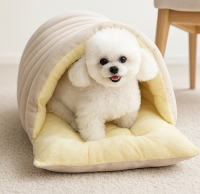The Cozy Hideaway Pet Bed - Lock in Their Sweet Dreams + 50% OFF