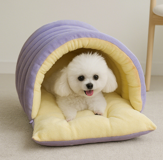 The Cozy Hideaway Pet Bed - Lock in Their Sweet Dreams + 50% OFF