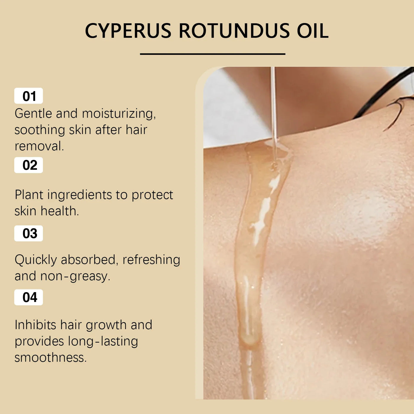 BareFree Nourishing Oil - Reduce Hair Regrowth Naturally + 50% OFF