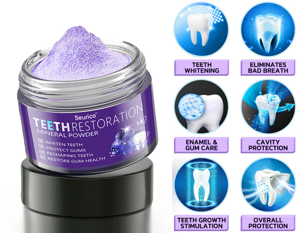 The BioShield Mineral Powder - Rebuild Your Enamel, End Sensitivity + 50% OFF