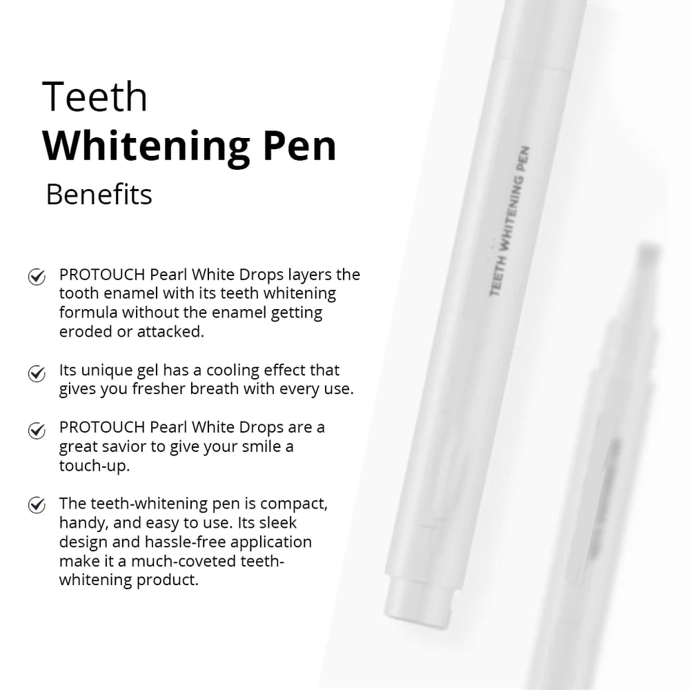 Pearl White Pen - A Whiter Smile in 30 Seconds - 1+1 FREE