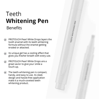Pearl White Pen - A Whiter Smile in 30 Seconds - 1+1 FREE