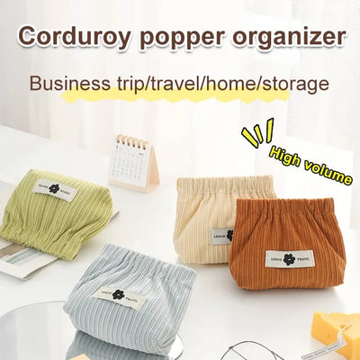 TieNest Corduroy Hair Tie Organizer - Chic Storage for Scrunchies & Bands - 50% OFF
