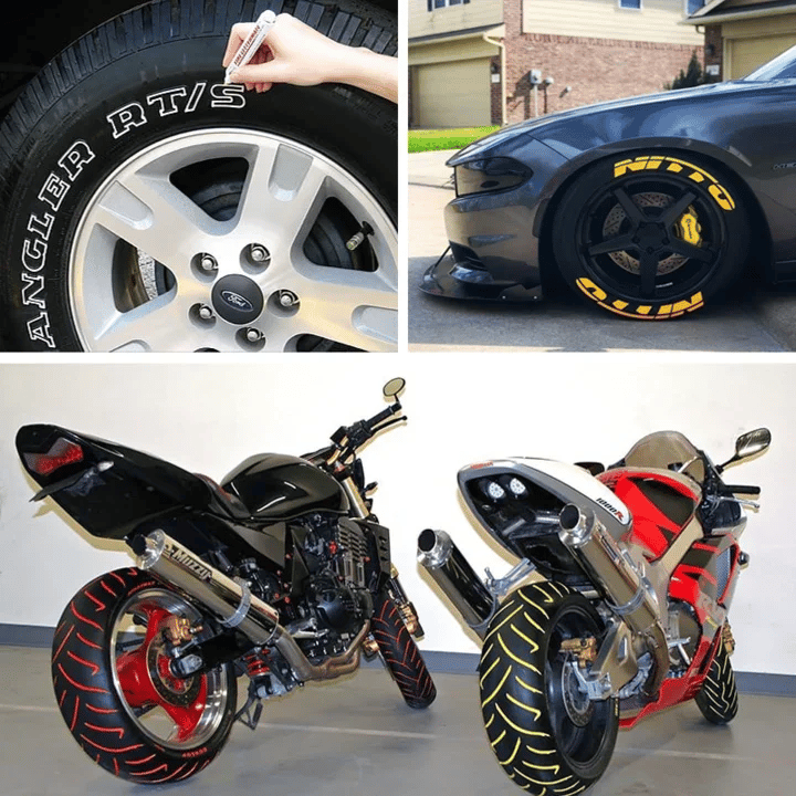 1 + 1 FREE - TireArt Waterproof Paint Pen – Customize Your Ride, Your Way