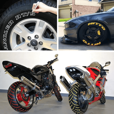 1 + 1 FREE - TireArt Waterproof Paint Pen – Customize Your Ride, Your Way