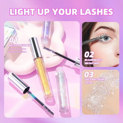 2-in-1 Glitter Mascara – Sparkling Lash & Eyeliner Duo - 1+1 FREE