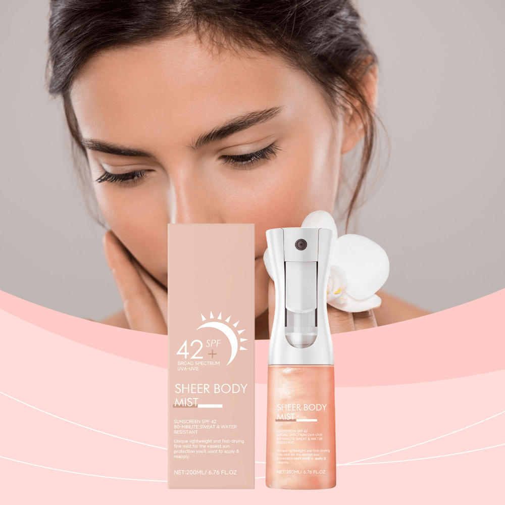SunMist Glow Body Shield SPF 42 – Sheer Protection, Radiant Finish - 50% OFF