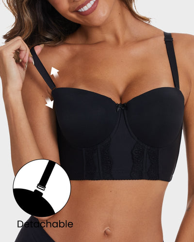 BackBare Low Back Strapless Bra Invisible Support for Backless Styles - Comfortable Shaping Without the Straps - 50% OFF