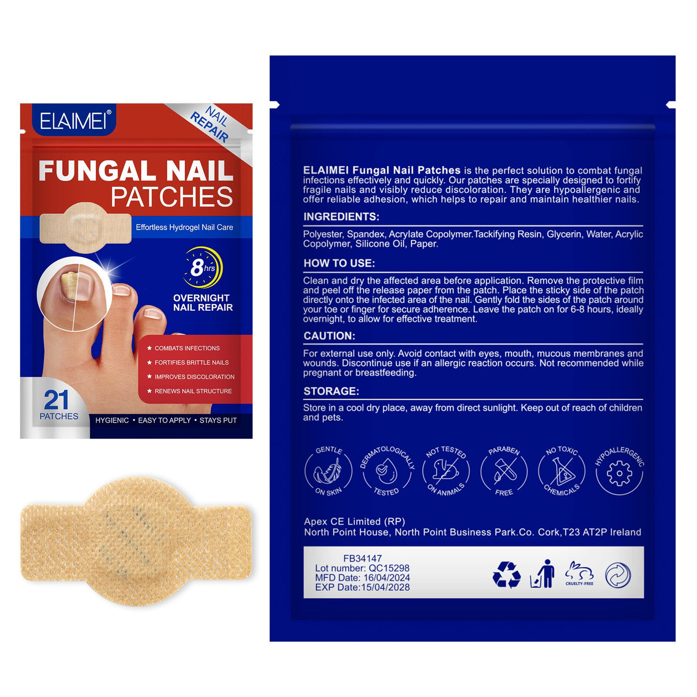 The NailRenew Overnight Patch - Healthier Nails While You Sleep + 50% OFF