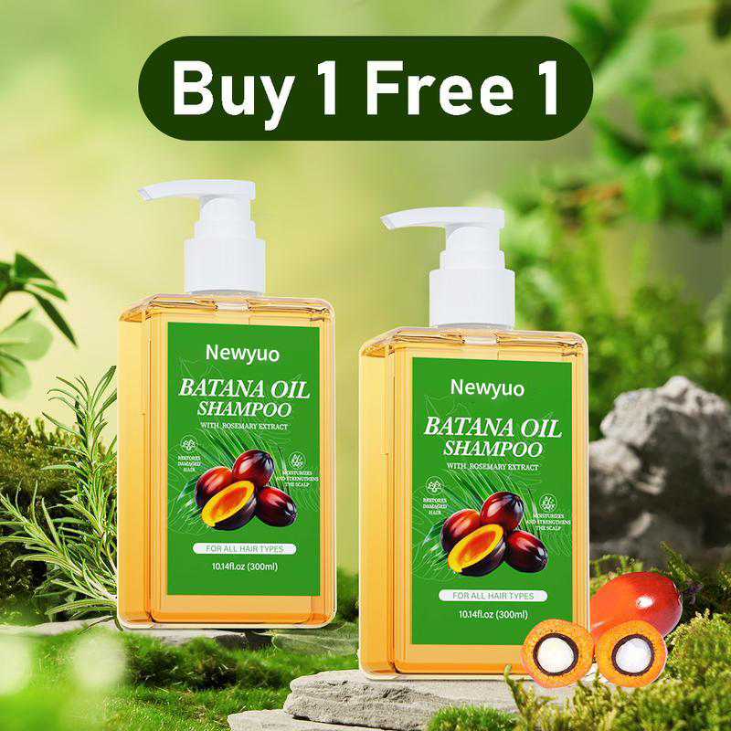 Newyuo Batana Oil & Rosemary Shampoo - The Secret to Fuller, Healthier Hair + 1+1 FREE