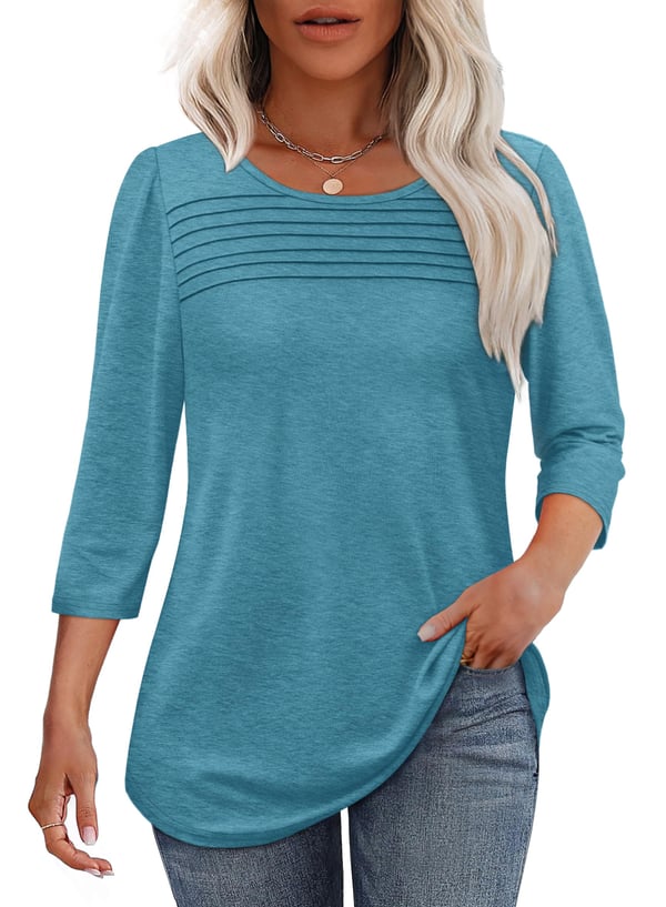 The DrapeFlow Tunic - The Ultimate Flattering Top - 50% OFF