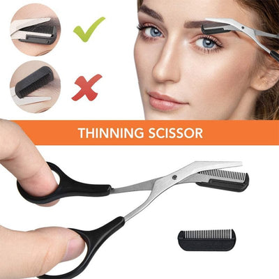 The BrowScissor - Clean Eyebrows Without Pain or Tweezing + 50% OFF