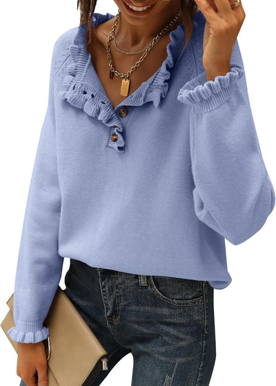 The PetalKnit Sweater - Effortless Feminine Charm - 50% OFF
