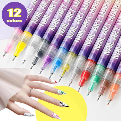 The NailScribe Pens - Salon-Perfect Nail Art, At Home - 50% OFF