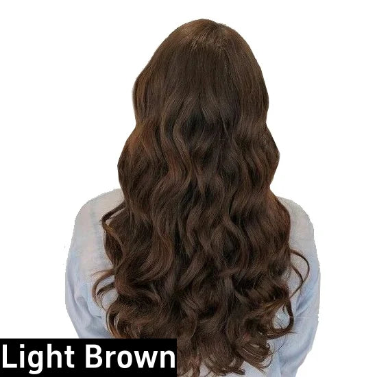 LuxeLocks Natural Lace Hair Net Human Hair Topper – Instantly Transform Your Look - 70% OFF