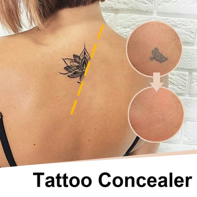 InkFade Veil Tattoo Concealer Makeup Cream - Full-Coverage, Waterproof, and Natural Finish - 50% OFF