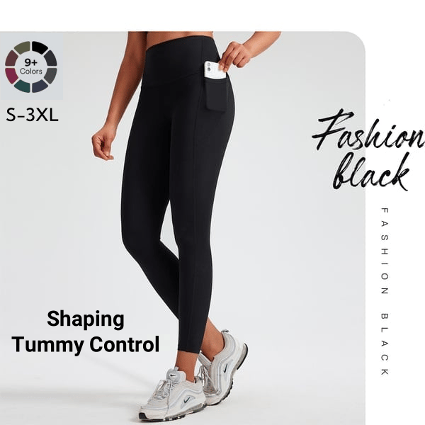 CoreSculpt Side-Pocket Shaping Leggings – Control, Comfort, and Confidence in Every Move - 50% OFF