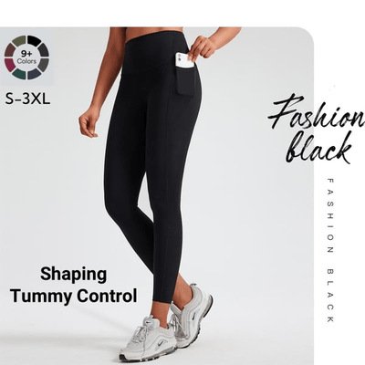 CoreSculpt Side-Pocket Shaping Leggings – Control, Comfort, and Confidence in Every Move - 50% OFF