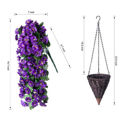 Lush-Bloom Hanging Basket - Effortless Outdoor Beauty + 50% OFF